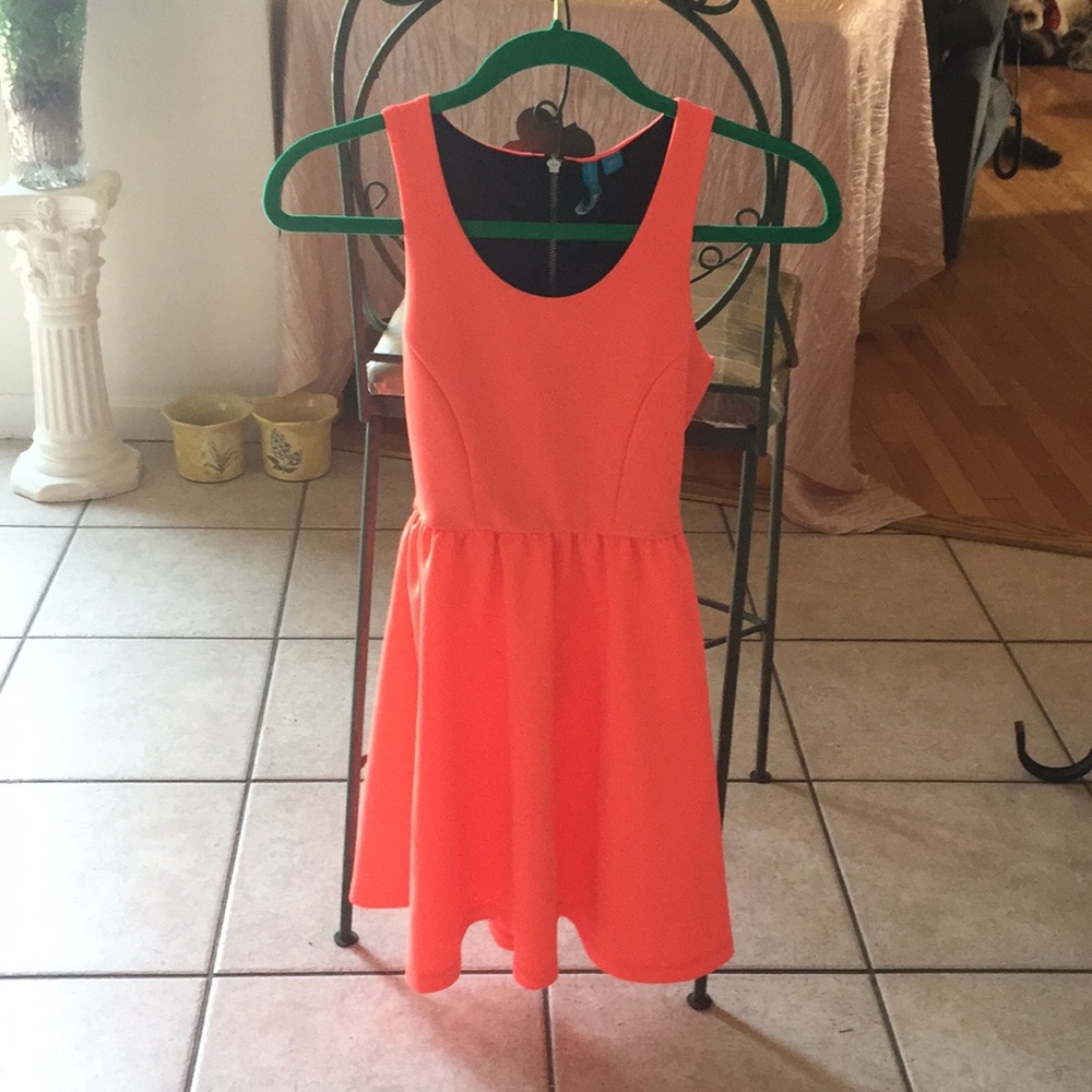Bright Zipper Dress